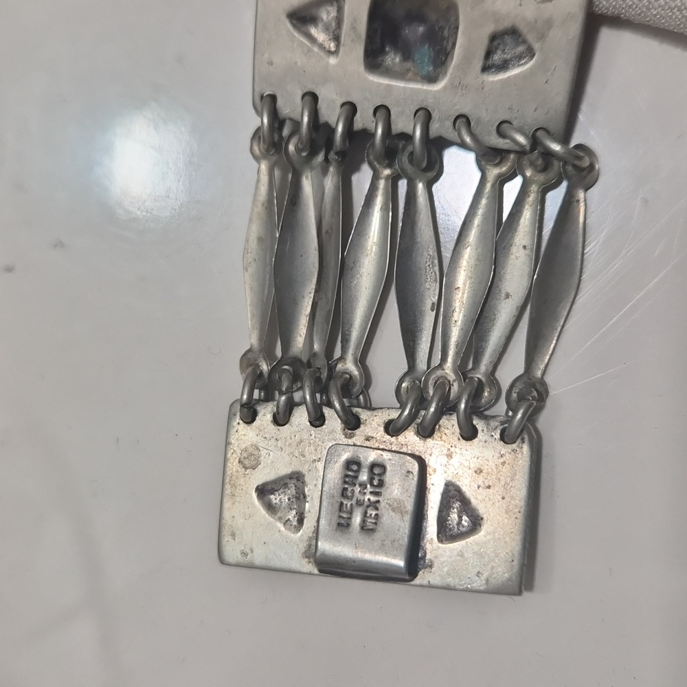 Mayan Silver Bracelet - image 4